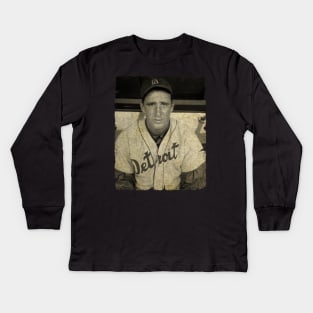 Hank Greenberg, 41 - 50 (1940) Kids Long Sleeve T-Shirt